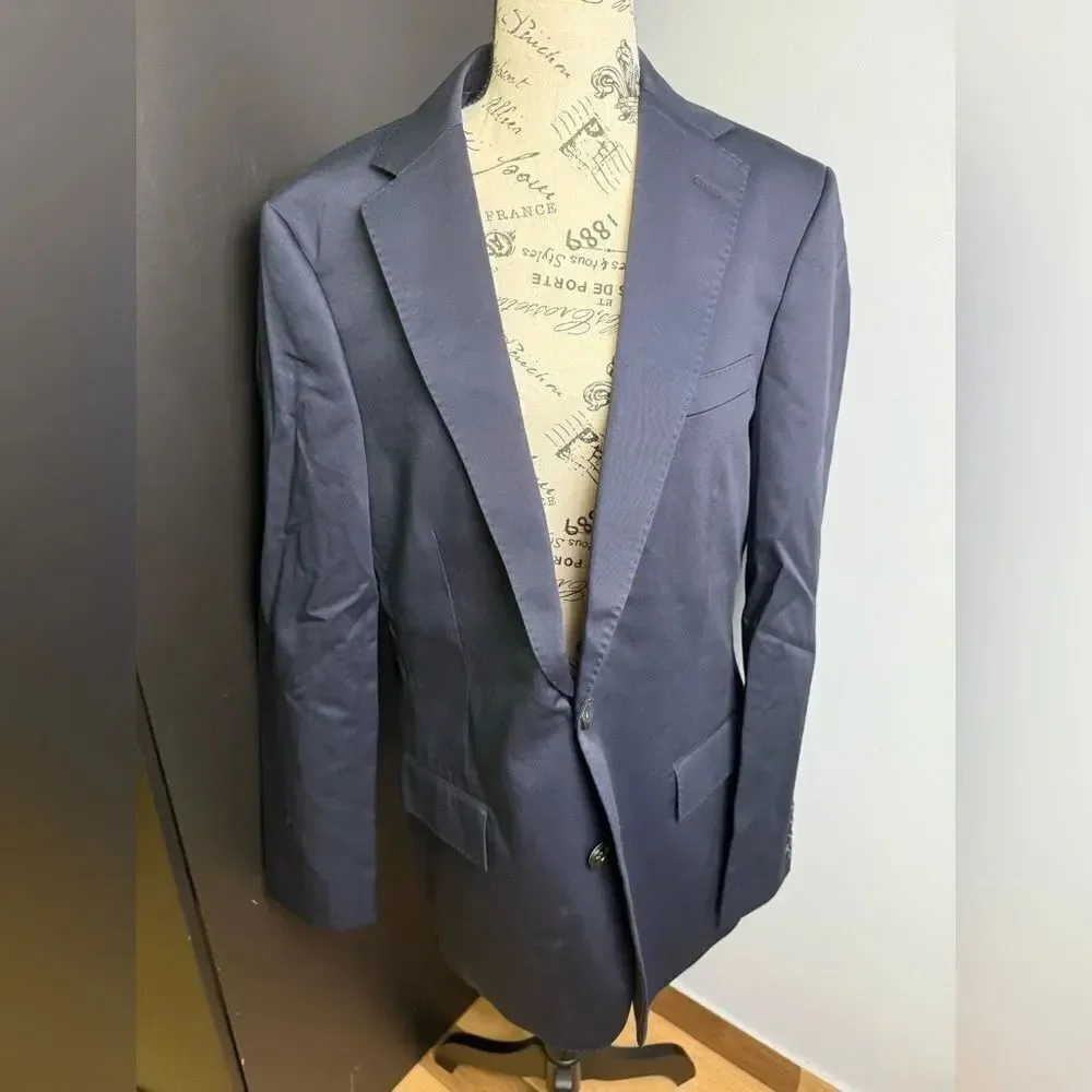 J.Crew Ludlow Slim-fit suit jacket in Japanese cotton chino NWT Size 40L